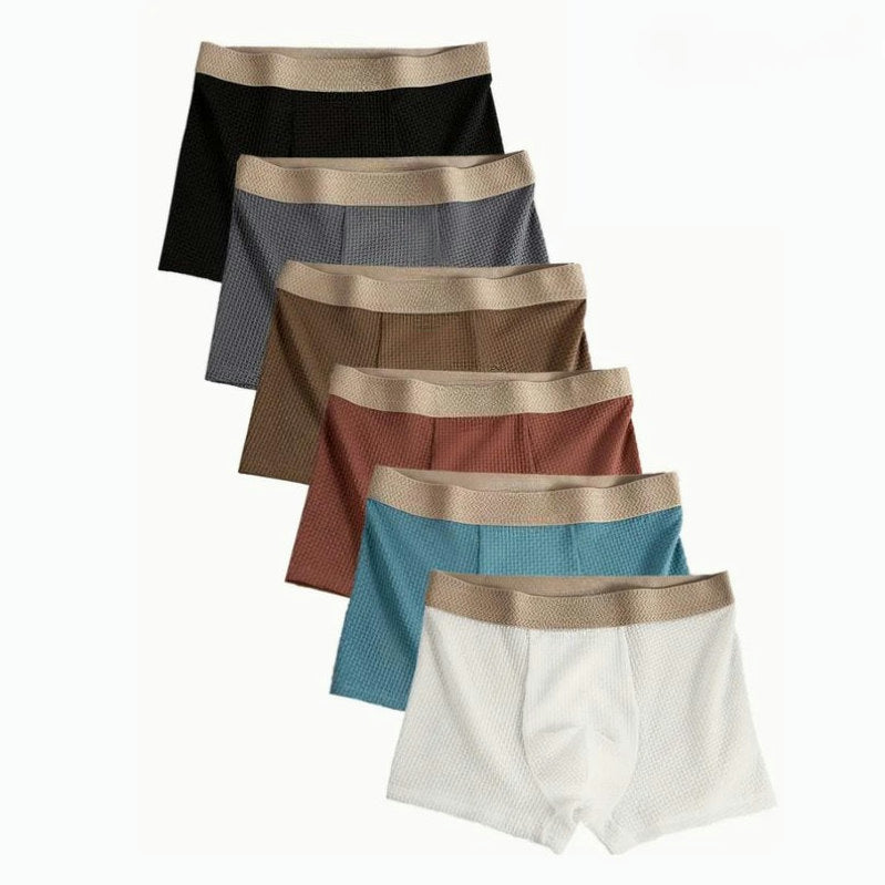 Men’s Textured Luxe Boxer Briefs (6-Pack)